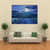 Asphalt Road At Night Canvas Wall Art-1 Piece-Gallery Wrap-48" x 32"-Tiaracle