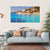 Assos Village Kefalonia Canvas Wall Art-5 Horizontal-Gallery Wrap-22" x 12"-Tiaracle