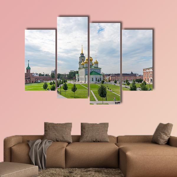 The Epiphany Cathedral Canvas Wall Art-4 Pop-Gallery Wrap-50" x 32"-Tiaracle
