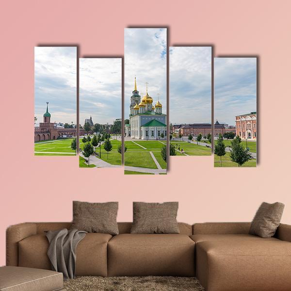 The Epiphany Cathedral Canvas Wall Art-5 Pop-Gallery Wrap-47" x 32"-Tiaracle