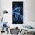 Pisces Sign Vertical Canvas Wall Art-1 Vertical-Gallery Wrap-12" x 24"-Tiaracle