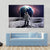 Astronaut Spacewalk Canvas Wall Art-3 Horizontal-Gallery Wrap-37" x 24"-Tiaracle