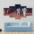 Two Astronauts On Mars Canvas Wall Art-5 Pop-Gallery Wrap-47" x 32"-Tiaracle