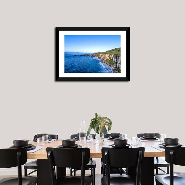 Atlantic Coast With Cliffs Canvas Wall Art-3 Horizontal-Gallery Wrap-25" x 16"-Tiaracle