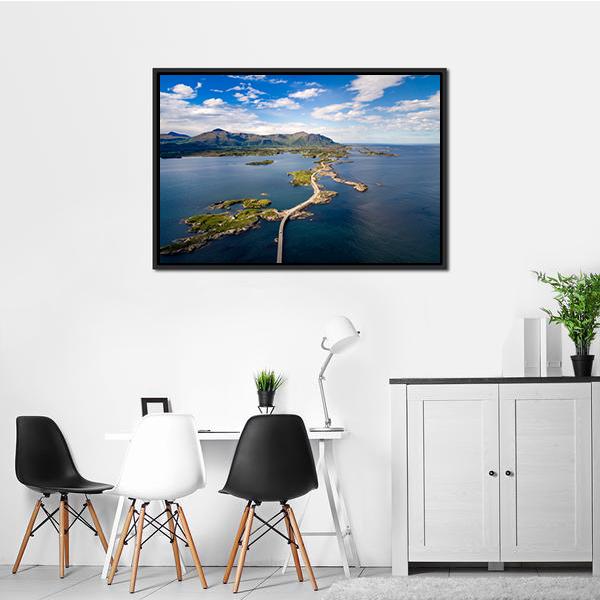 Atlantic Ocean Road Panoramic Canvas Wall Art-1 Piece-36" x 12"-Tiaracle