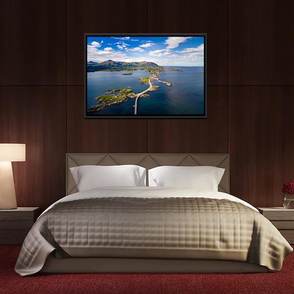 Atlantic Ocean Road Panoramic Canvas Wall Art-1 Piece-36" x 12"-Tiaracle