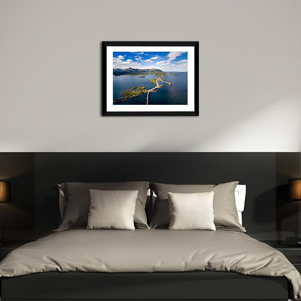 Atlantic Ocean Road Panoramic Canvas Wall Art-1 Piece-36" x 12"-Tiaracle