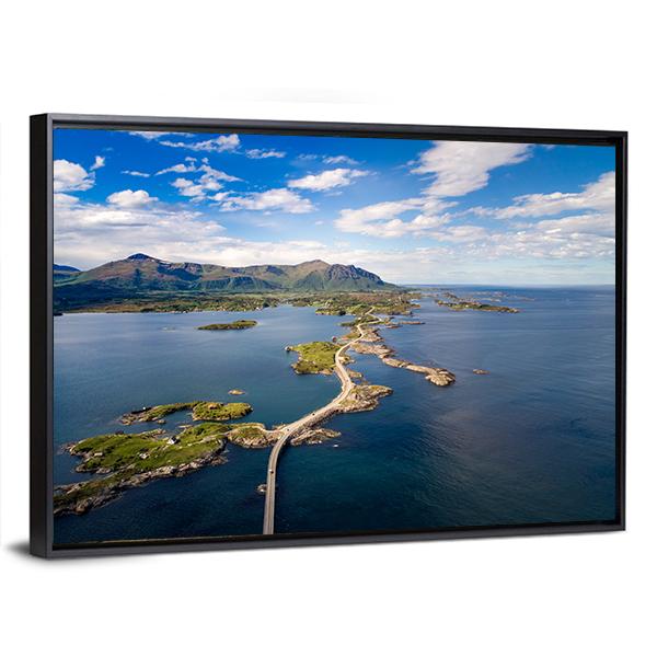Atlantic Ocean Road Panoramic Canvas Wall Art-1 Piece-36" x 12"-Tiaracle