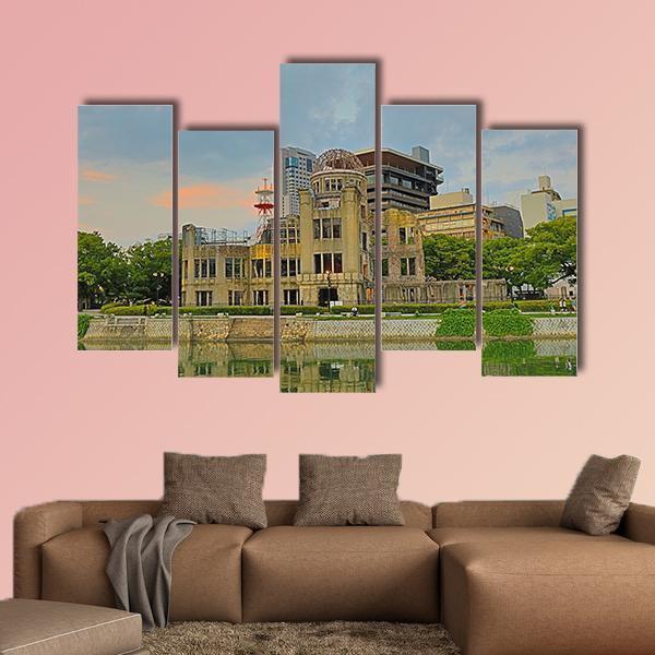 Atomic Dome Japan Canvas Wall Art-5 Pop-Gallery Wrap-47" x 32"-Tiaracle