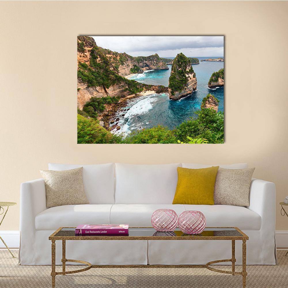 Atun Beach Indonesia Canvas Wall Art-1 Piece-Gallery Wrap-36" x 24"-Tiaracle