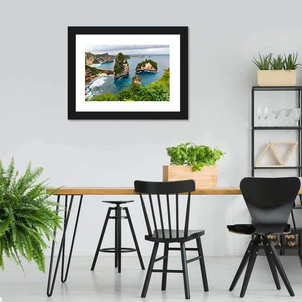 Atun Beach Indonesia Panoramic Canvas Wall Art-1 Piece-36" x 12"-Tiaracle