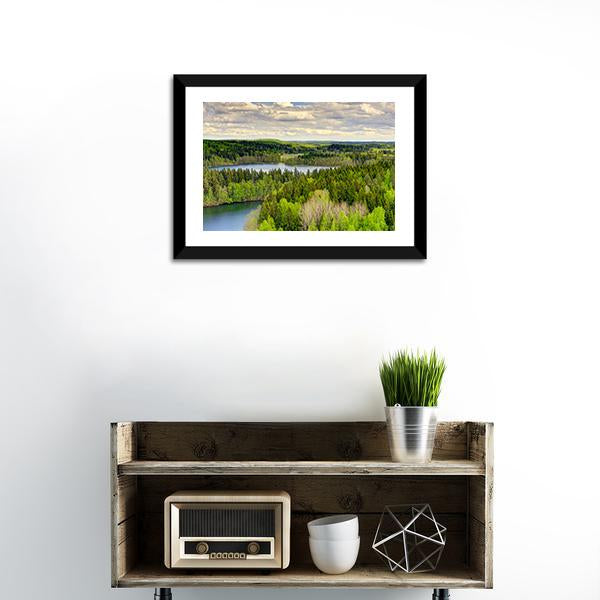 Aulanko Countryside Finland Canvas Wall Art-1 Piece-Framed Print-20" x 16"-Tiaracle