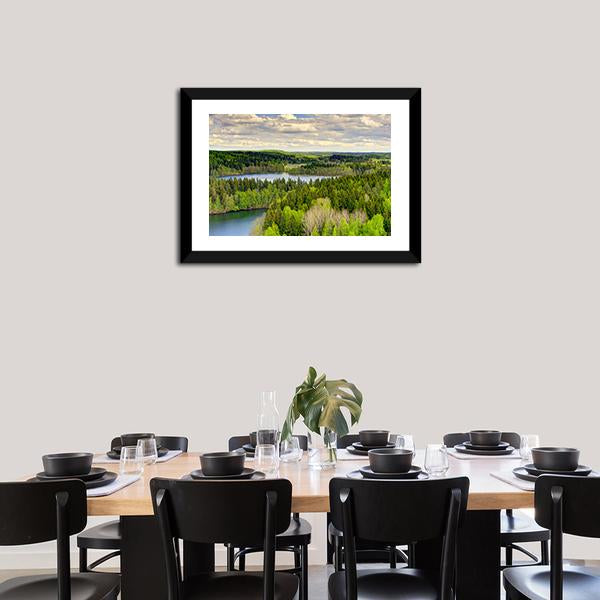 Aulanko Countryside Finland Canvas Wall Art-5 Horizontal-Gallery Wrap-22" x 12"-Tiaracle