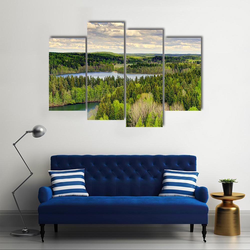 Aulanko Countryside Finland Canvas Wall Art-4 Pop-Gallery Wrap-50" x 32"-Tiaracle