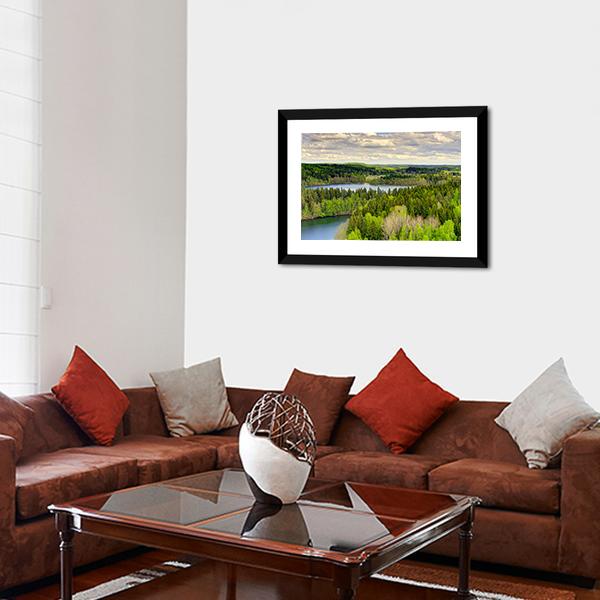 Aulanko Countryside Finland Canvas Wall Art-3 Horizontal-Gallery Wrap-25" x 16"-Tiaracle