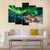 Aurora Borealis Over Harmony Norway Canvas Wall Art-5 Pop-Gallery Wrap-32" x 21"-Tiaracle