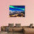 Aurora Borealis Over Reinebringen Mountain Ridge Canvas Wall Art-4 Horizontal-Gallery Wrap-34" x 24"-Tiaracle