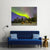 Aurora Borealis Over Snowscape Canvas Wall Art-1 Piece-Gallery Wrap-48" x 32"-Tiaracle
