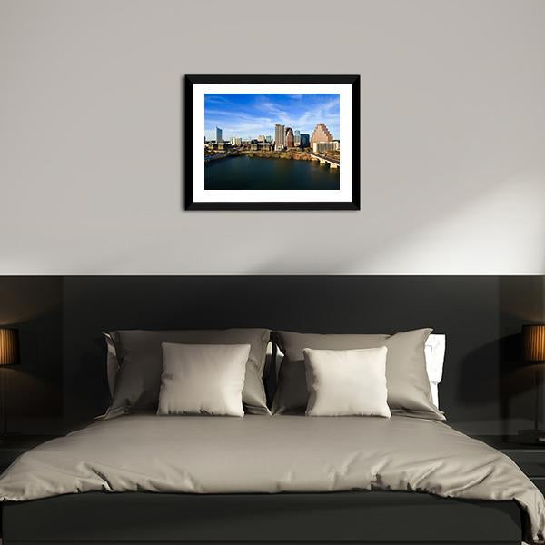 Austin Downtown Texas Panoramic Canvas Wall Art-1 Piece-36" x 12"-Tiaracle