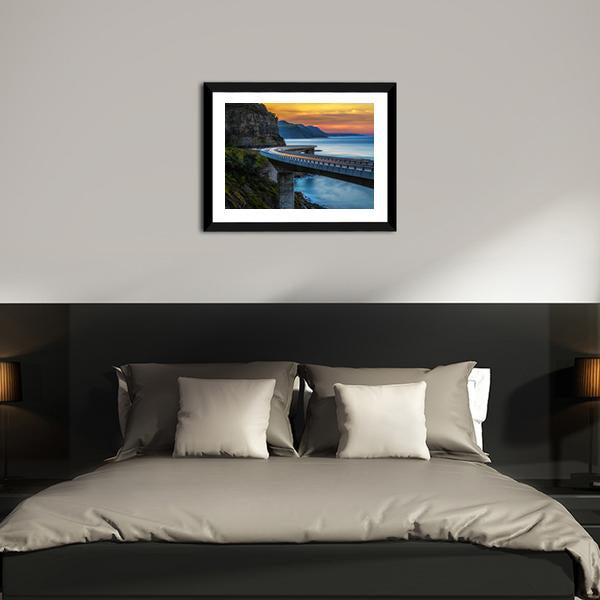 Australian Pacific Ocean Coast Canvas Wall Art-5 Horizontal-Gallery Wrap-22" x 12"-Tiaracle