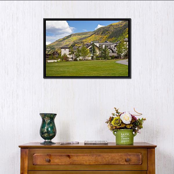 Autumn Colors In Colorado Canvas Wall Art-1 Piece-Floating Frame-24" x 16"-Tiaracle