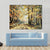 Autumn Forest Abstract Canvas Wall Art-5 Horizontal-Gallery Wrap-22" x 12"-Tiaracle