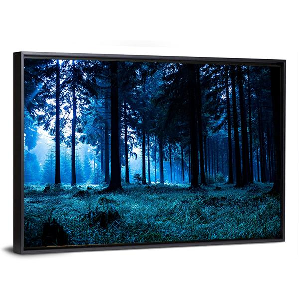 Autumn Forest In Thuringia Canvas Wall Art-3 Horizontal-Gallery Wrap-25&quot; x 16&quot;-Tiaracle