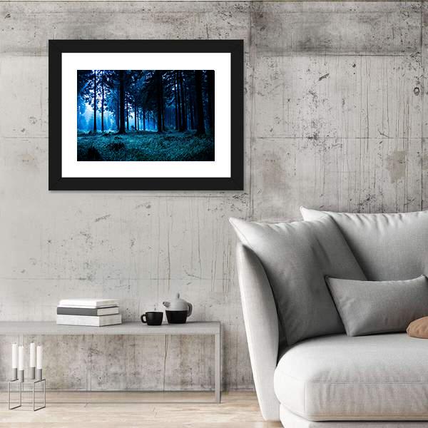 Autumn Forest In Thuringia Canvas Wall Art-3 Horizontal-Gallery Wrap-25" x 16"-Tiaracle