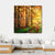 Autumn Forest Pathway Canvas Wall Art-4 Square-Gallery Wrap-17" x 17"-Tiaracle