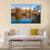 Autumn Lake In New York Canvas Wall Art-3 Horizontal-Gallery Wrap-37" x 24"-Tiaracle