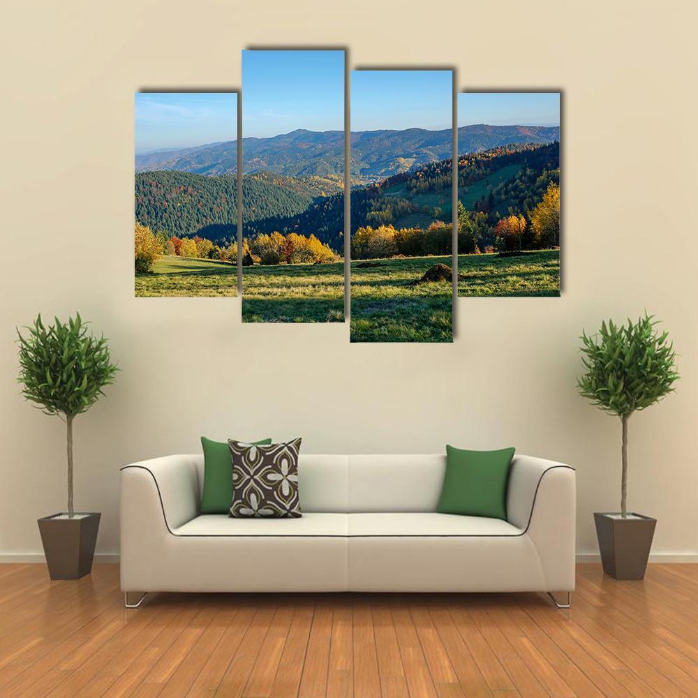 Gorce Mountains Poland Canvas Wall Art-4 Pop-Gallery Wrap-50" x 32"-Tiaracle