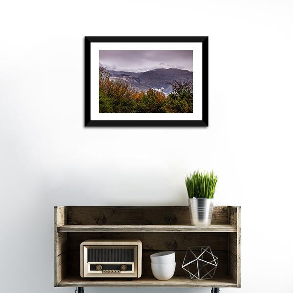Autumn Landscape Panoramic Canvas Wall Art-1 Piece-36" x 12"-Tiaracle