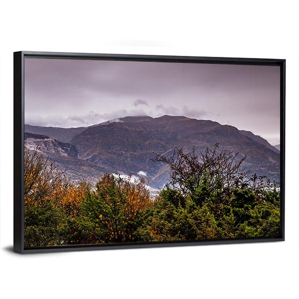 Autumn Landscape Panoramic Canvas Wall Art-1 Piece-36" x 12"-Tiaracle