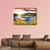 Autumn Landscape With Sunset Canvas Wall Art-5 Horizontal-Gallery Wrap-22" x 12"-Tiaracle