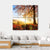 Autumn Landscape With The Sun Canvas Wall Art-4 Horizontal-Gallery Wrap-34" x 24"-Tiaracle