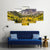 Autumn Mountain Lake Canvas Wall Art-3 Horizontal-Gallery Wrap-37" x 24"-Tiaracle