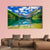 Avalanche Lake In Montana Canvas Wall Art-3 Horizontal-Gallery Wrap-37" x 24"-Tiaracle