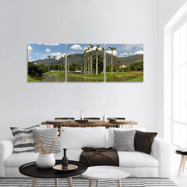 East Park Venezuela Panoramic Canvas Wall Art-3 Piece-25" x 08"-Tiaracle