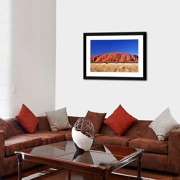 Ayers Rock Australia Canvas Wall Art-5 Horizontal-Gallery Wrap-22" x 12"-Tiaracle
