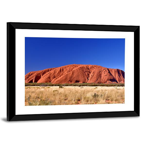 Ayers Rock Australia Panoramic Canvas Wall Art-1 Piece-36" x 12"-Tiaracle