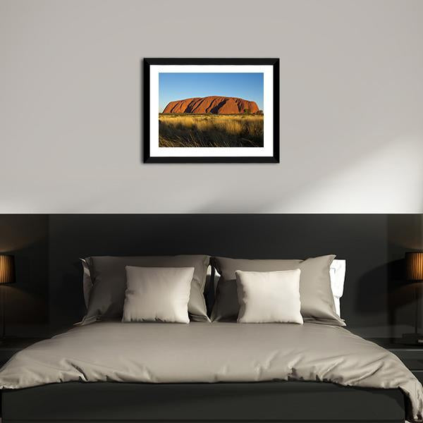 Ayers Rock In The Evening Canvas Wall Art-3 Horizontal-Gallery Wrap-25" x 16"-Tiaracle
