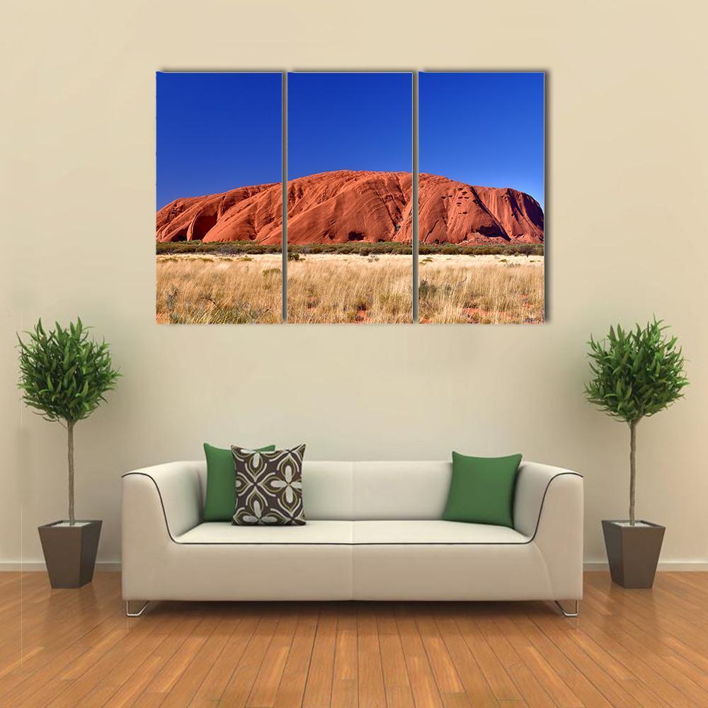 Ayers Rock Australia Canvas Wall Art-3 Horizontal-Gallery Wrap-25" x 16"-Tiaracle