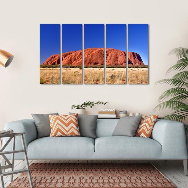 Ayers Rock Australia Canvas Wall Art-5 Horizontal-Gallery Wrap-22" x 12"-Tiaracle