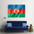 Azerbaijan Flag Canvas Wall Art-1 Piece-Gallery Wrap-36" x 24"-Tiaracle