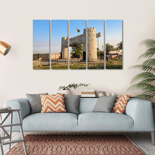 Bab-E-Khyber Pakistan Canvas Wall Art-5 Horizontal-Gallery Wrap-22" x 12"-Tiaracle