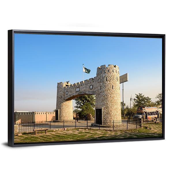 Bab-E-Khyber Pakistan Panoramic Canvas Wall Art-1 Piece-36" x 12"-Tiaracle