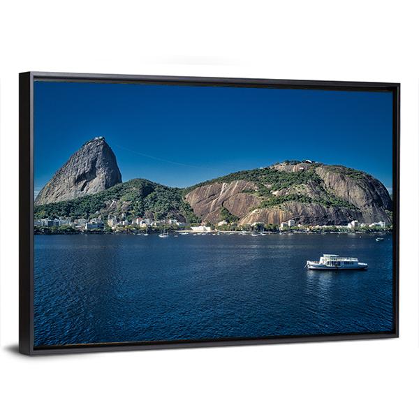 Sugarloaf Mountain Canvas Wall Art-3 Horizontal-Gallery Wrap-25" x 16"-Tiaracle