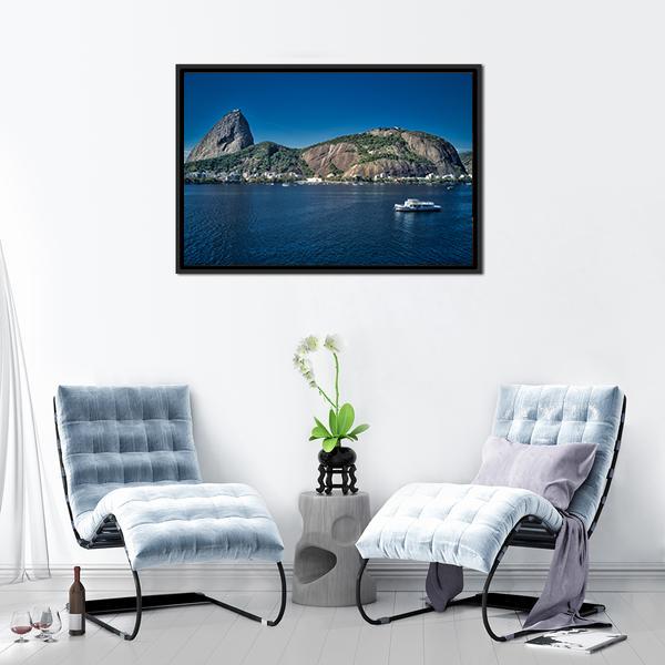 Sugarloaf Mountain Canvas Wall Art-3 Horizontal-Gallery Wrap-25" x 16"-Tiaracle