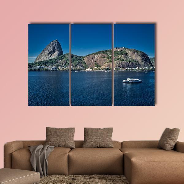 Sugarloaf Mountain Canvas Wall Art-3 Horizontal-Gallery Wrap-25" x 16"-Tiaracle