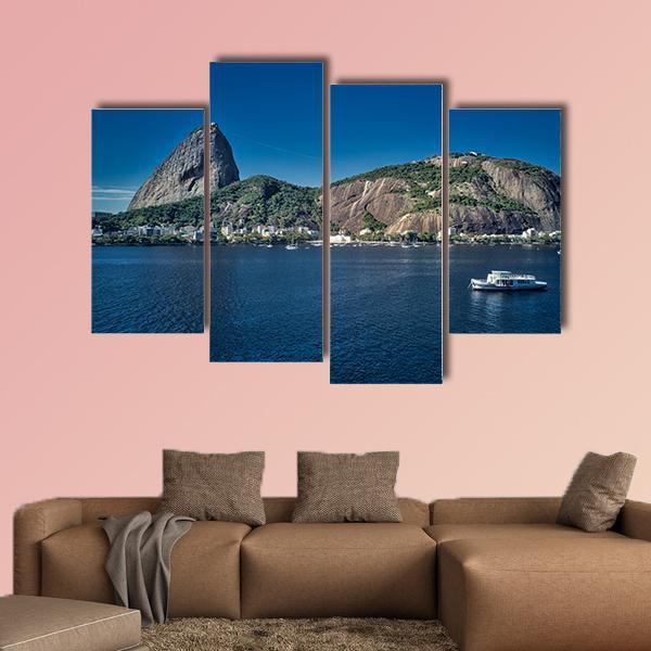 Sugarloaf Mountain Canvas Wall Art-4 Pop-Gallery Wrap-50" x 32"-Tiaracle